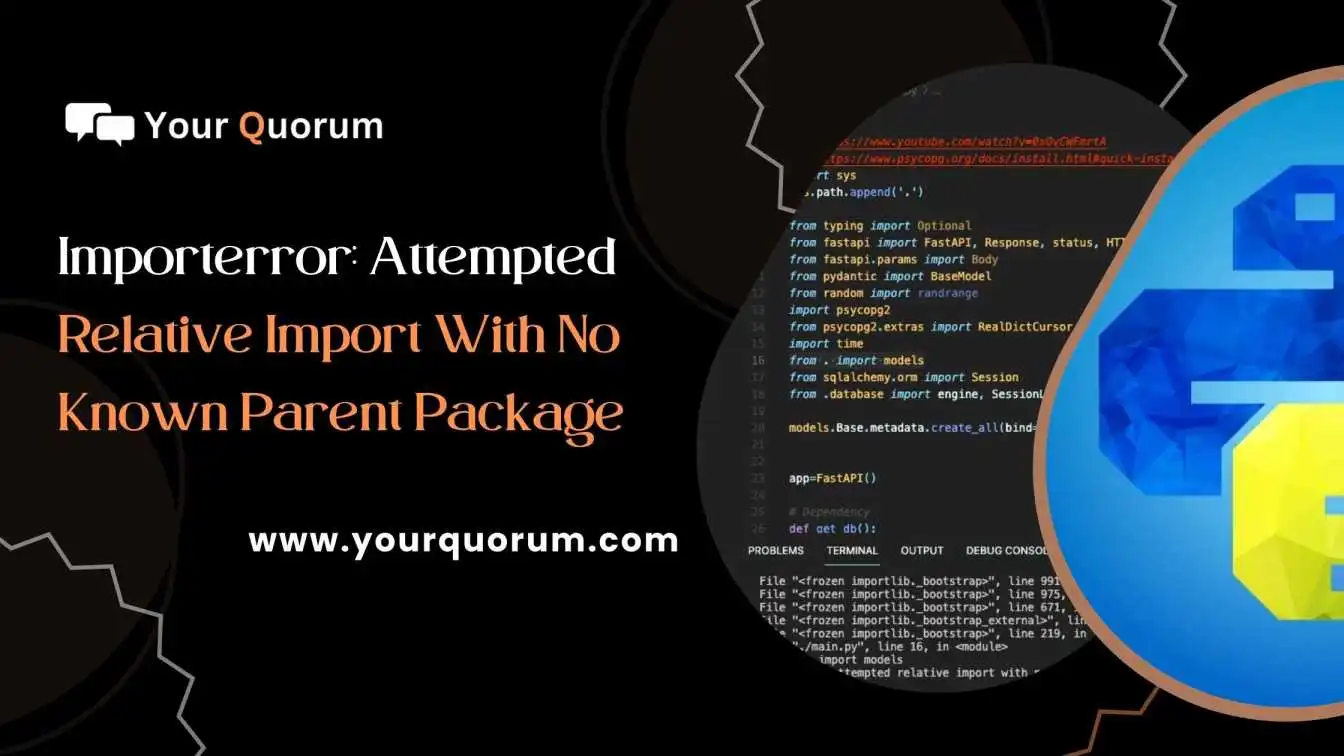 Importerror: Attempted Relative Import With No Known Parent Package