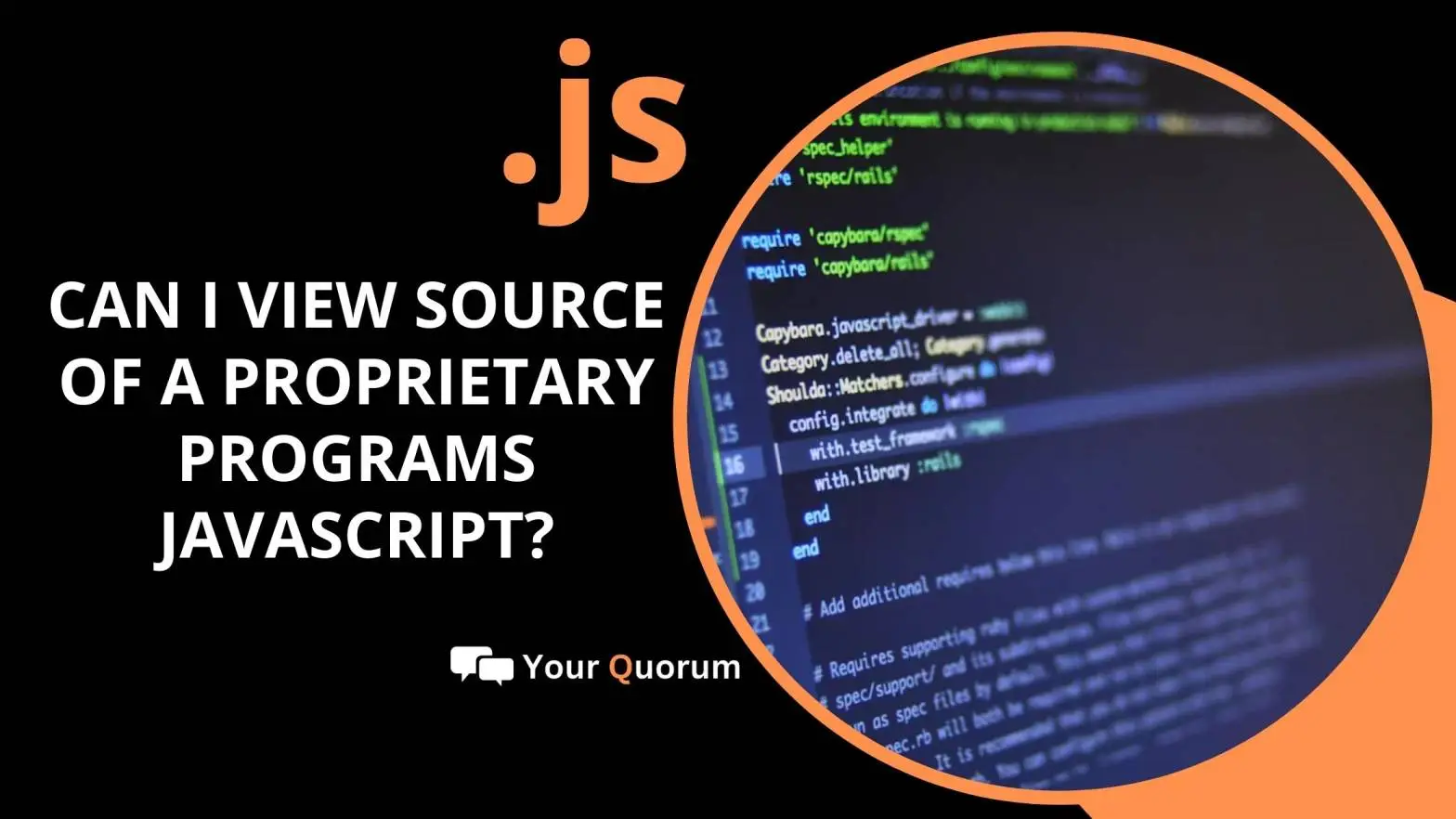 Can I View Source Of A Proprietary Programs Javascript?